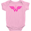 breast cancer wonder woman Baby Bodysuit