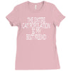the enire cat population is my best friend Ladies Fitted T-Shirt