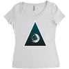 Abstract Planet Women's Triblend Scoop T-shirt
