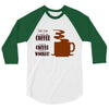 coffee lovers 3/4 Sleeve Shirt