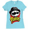 little grey chips Ladies Fitted T-Shirt