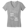 i just want to drink coffee &amp; bake things Women's V-Neck T-Shirt