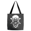 butter skull black Tote Bags
