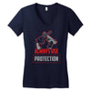 always use protection Women's V-Neck T-Shirt