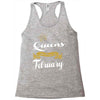 queens are born in february Racerback Tank