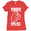 you have just lost the game  funny computer internet humour Ladies Fitted T-Shirt