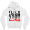 conor mcgregor apologize ufc mma notorious Zipper Hoodie