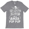 You Cant Scare Me I am Biker Pop Pop T-Shirt