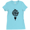 eat all you want Ladies Fitted T-Shirt