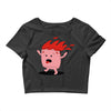 marshmallow prend feu Crop Top