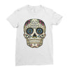 men's pura vida sugar skull Ladies Fitted T-Shirt