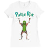 pickle rick Ladies Fitted T-Shirt
