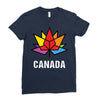 Canada Leaf LGBT Ladies Fitted T-Shirt