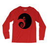 nightmare before christmas black logo Long Sleeve Shirts