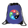 yin yang Drawstring Bags