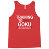 train insaiyan gym training to beat goku or krillin dbz dragon ball z Tank Top