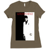 scarface classic movie Ladies Fitted T-Shirt