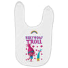 birthday troll Baby Bibs