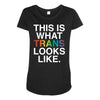 This Is What Trans Looks Like Maternity Scoop Neck T-shirt