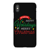 we wish you happy holidays &amp; merry christmas iPhoneX Case