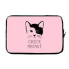 CHECK MEOWT Laptop sleeve