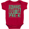 straight outta pre k Baby Bodysuit