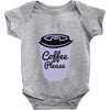 cool coffee please t shirt Baby Onesie