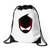ninja mask on Drawstring Bags