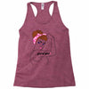 girl power survivor breast cancer Racerback Tank