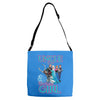 uncle of the birthday girl Adjustable Strap Totes