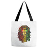rasta lion Tote Bags