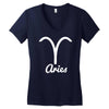aries zodiac Women's V-Neck T-Shirt