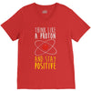 stay positive V-Neck Tee