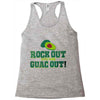 rock out with your guac out Racerback Tank