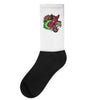 pink punk wolf Socks