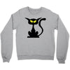 black cat Crewneck Sweatshirt