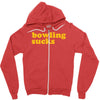 bowling sucks Zipper Hoodie