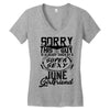 This Guy Is Taken By A Super Sexy June Girlfriend Women's V-Neck T-Shirt