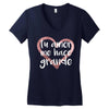 Tu Amor Me Hace Grande Women's V-Neck T-Shirt
