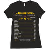 Aquarius Facts Zodiac Ladies Fitted T-Shirt