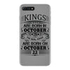 Real Kings Are Born On October 22 iPhone 7 Plus Case