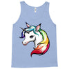 rainbow unicorn Tank Top