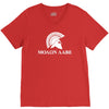 molon labe spartan rifle V-Neck Tee