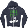 Kale Yeah I'm Vegan! Zipper Hoodie