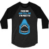 Feed Me and Tell Me I'm Pretty Baby Boy 3/4 Sleeve Shirt