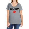Make Canada Great Again Ladies Curvy T-Shirt