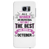 all women created equal but the best born in October Samsung Galaxy S7 Edge