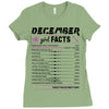 December Girl Facts Sagittarius Ladies Fitted T-Shirt