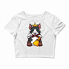 lucky cait sith Crop Top