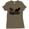 the dogfather west highland Ladies Fitted T-Shirt